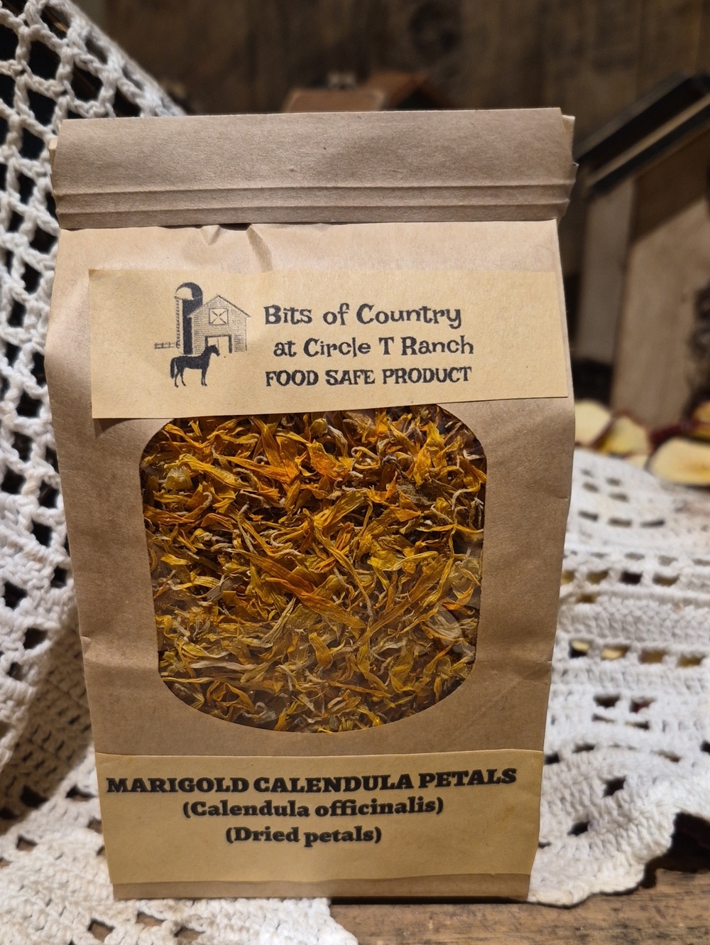 Marigold Calendula Petals (Orange)